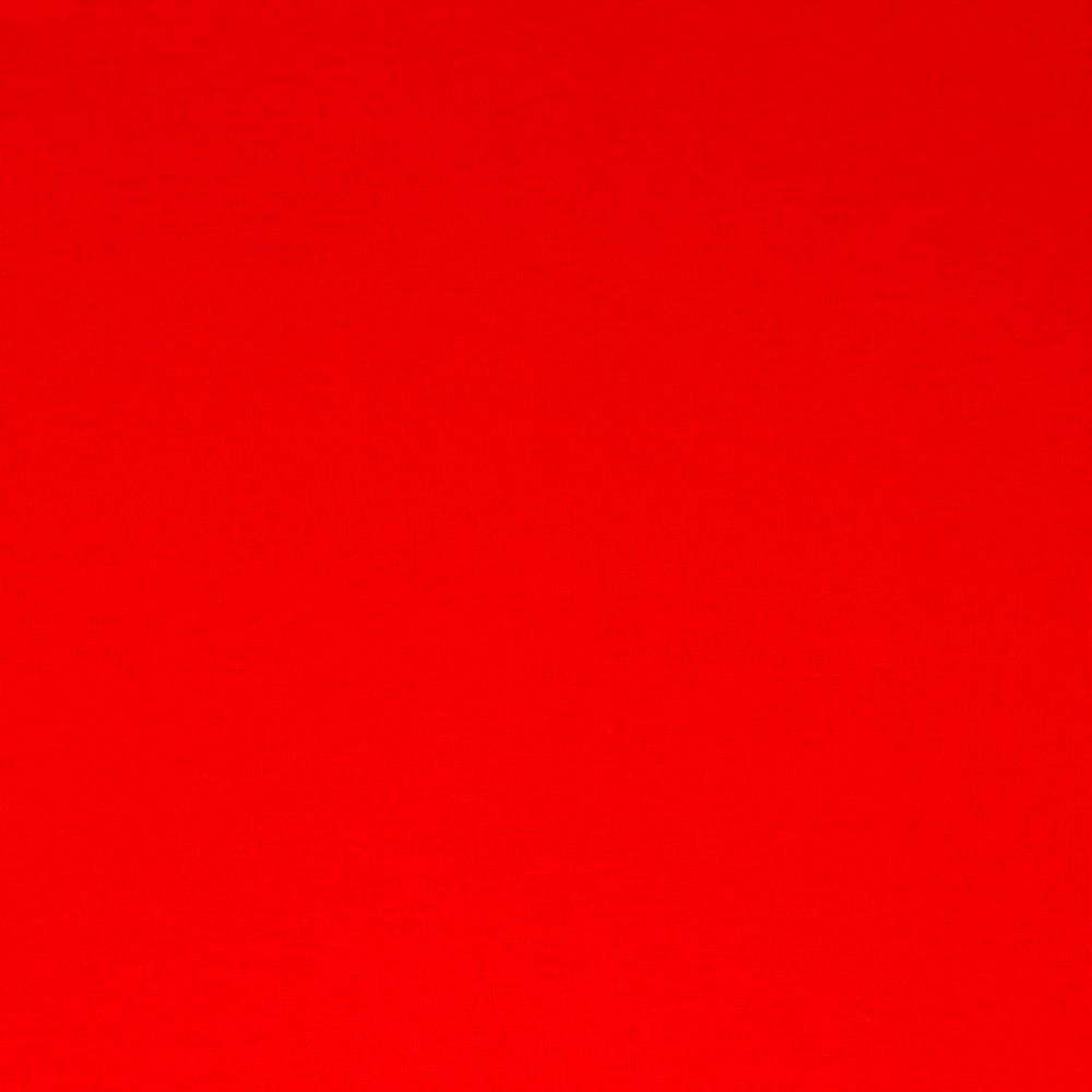 Organic Cotton French Terry in Tomato Red