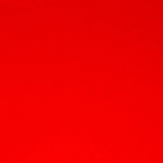 Organic Cotton French Terry in Tomato Red