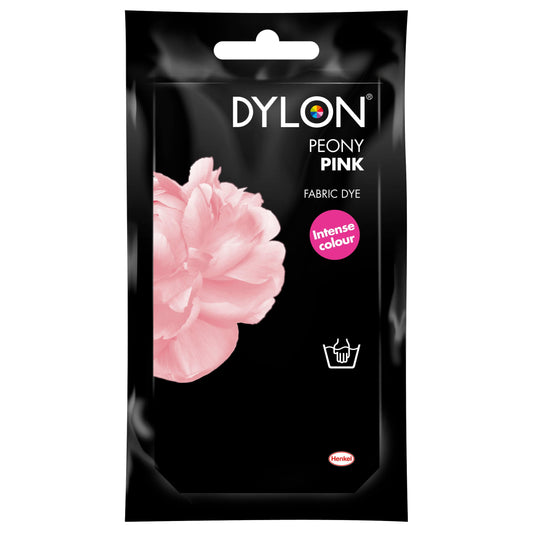 Dylon Hand Dye for Fabric in Peony Pink
