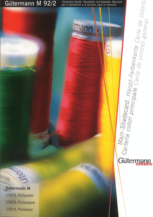 Gütermann Sew-All Thread Printed Shade Card