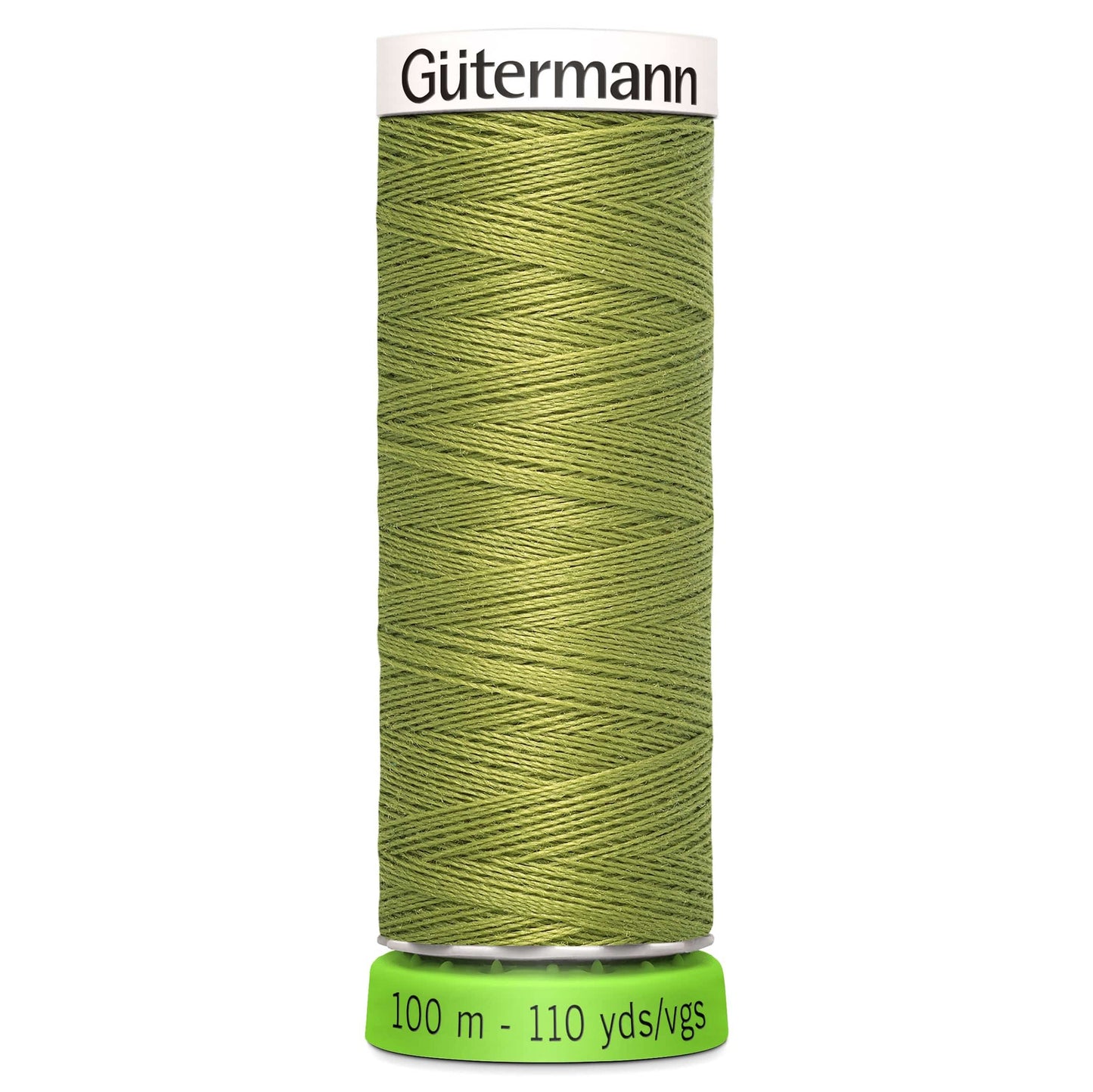 100 m Reel Gütermann Recycled Sew-All Thread in Lime Green no. 582
