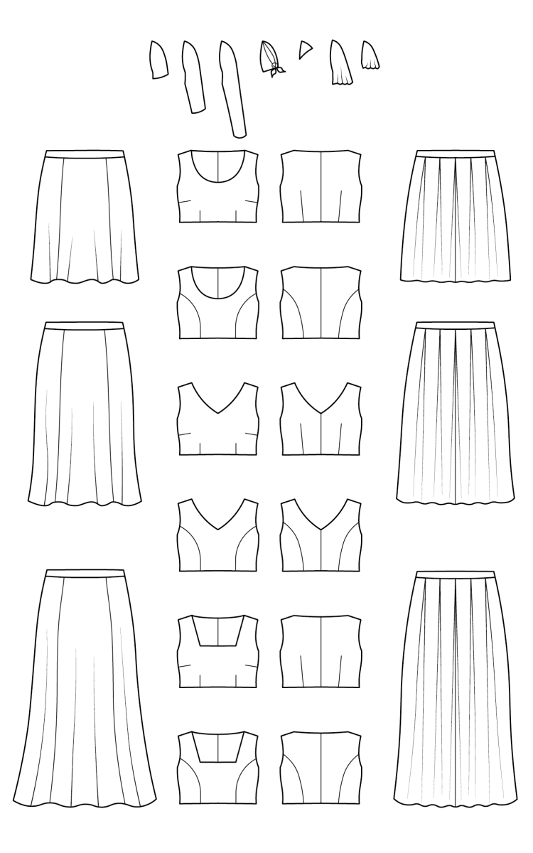 Cashmerette: Upton Dress & Skirt Plus Expansion Pack