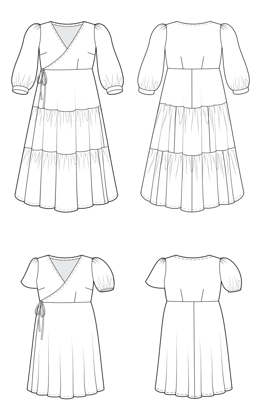 Cashmerette: Roseclair Dress in UK Size 16-36 OR 4-20
