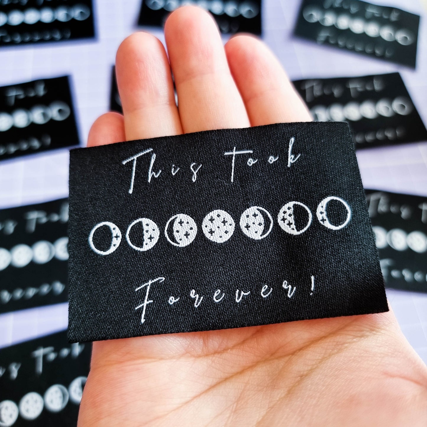 SA Sewing Labels - Quilt Labels 'This Took Forever'