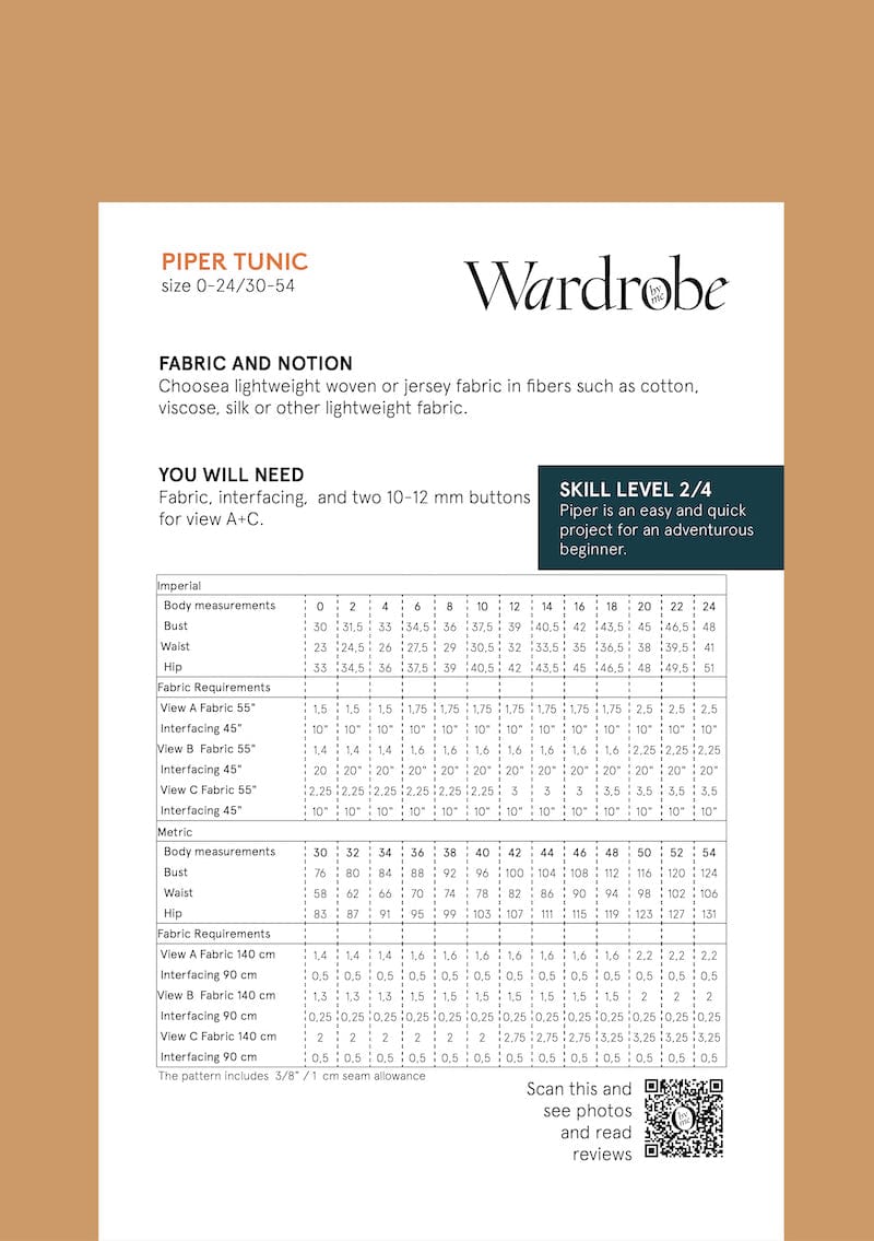 Wardrobe By Me: Piper Boho Tunic