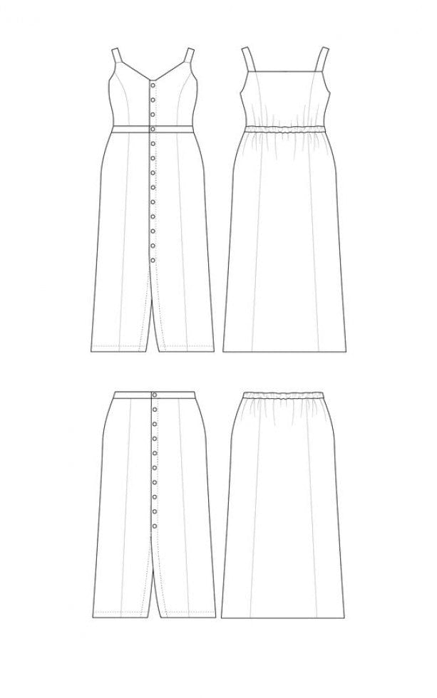Cashmerette: Holyoke Maxi Dress and Skirt