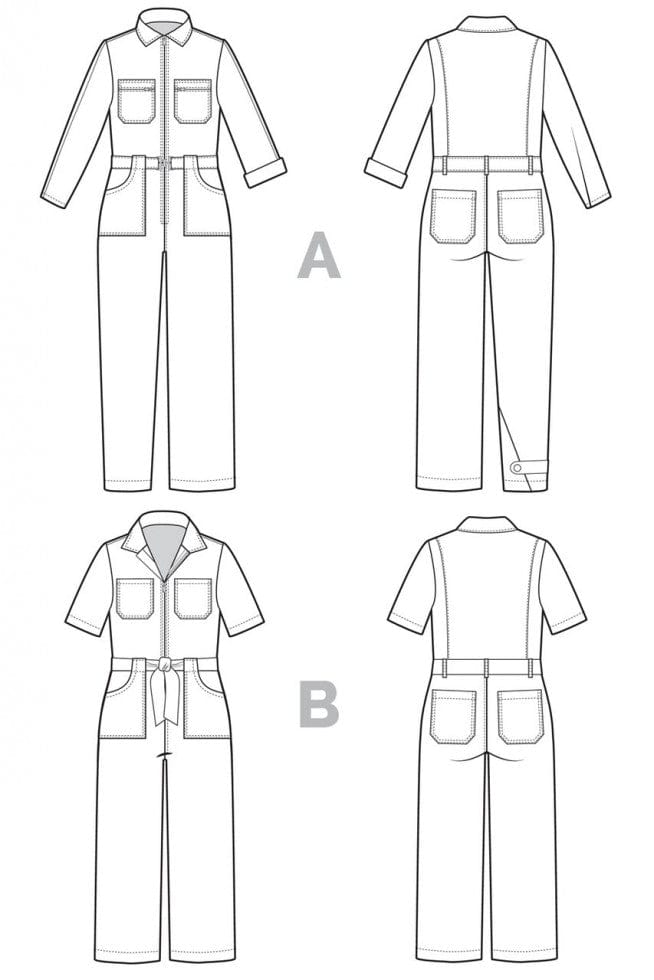 Closet Core Patterns: Blanca Flight Suit