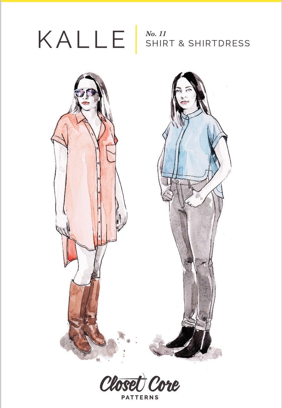 Closet Core Patterns: Kalle Shirt and Shirt Dress