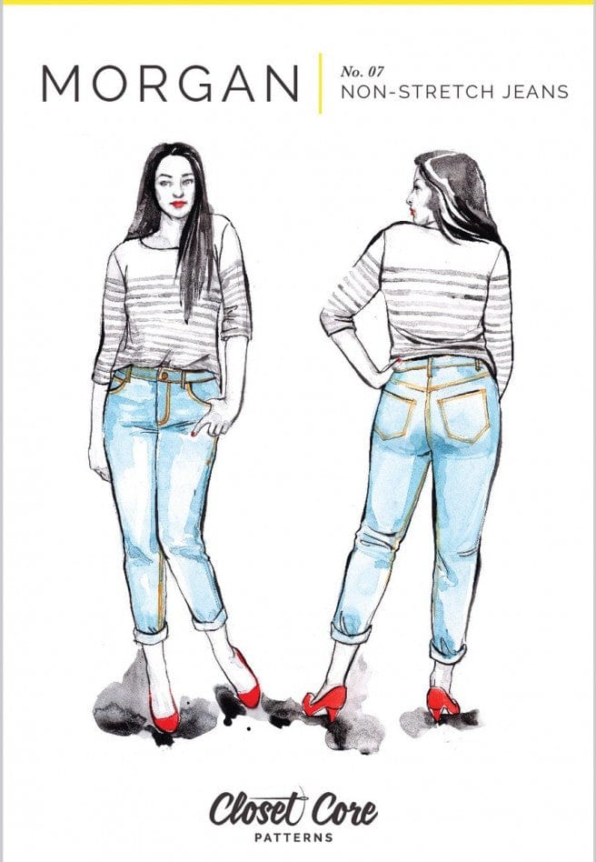 Closet Core Patterns: Morgan Non-Stretch Jeans