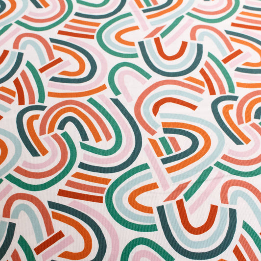 Cloud 9 Organic Cotton Needlecord 'Sky Show'