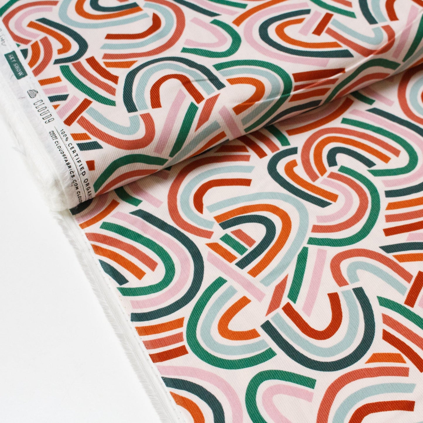 Cloud 9 Organic Cotton Needlecord 'Sky Show'