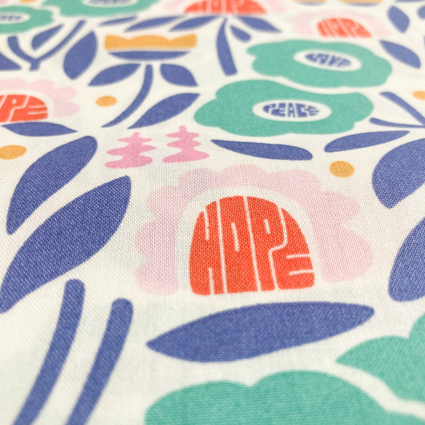Cloud 9 Organic Quilting Cotton 'Plant Wisdom'