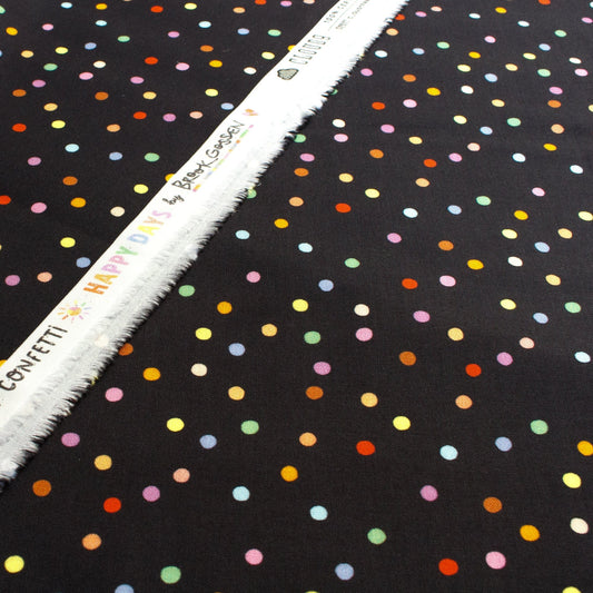 Cloud 9 'Happy Days' Organic Quilting Cotton 'Happy Confetti'