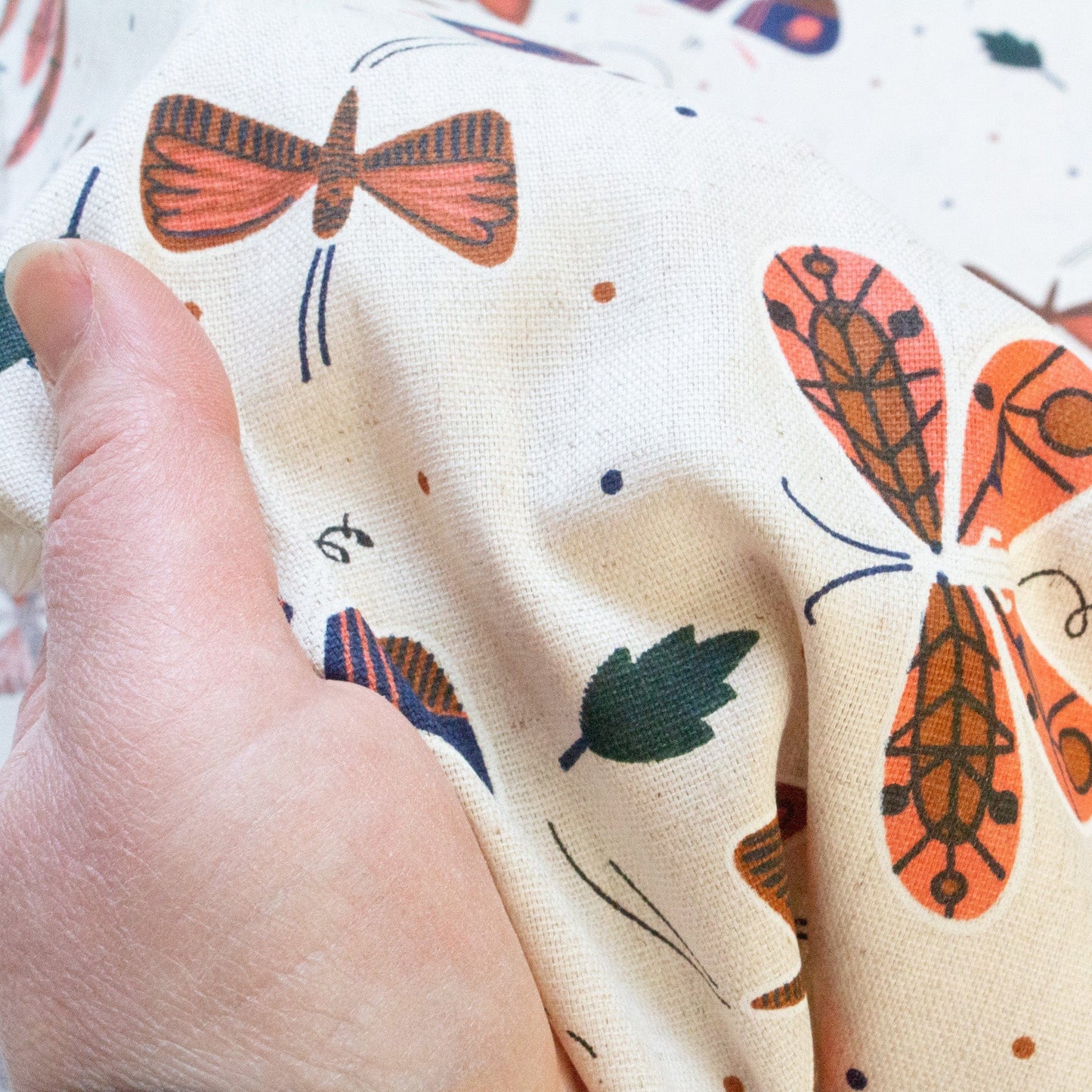 Cloud 9 Organic Cotton-Linen Mix 'Flutter'
