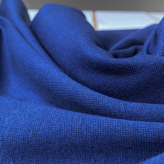 Cotton Jersey Tubular Ribbing in Dark Blue