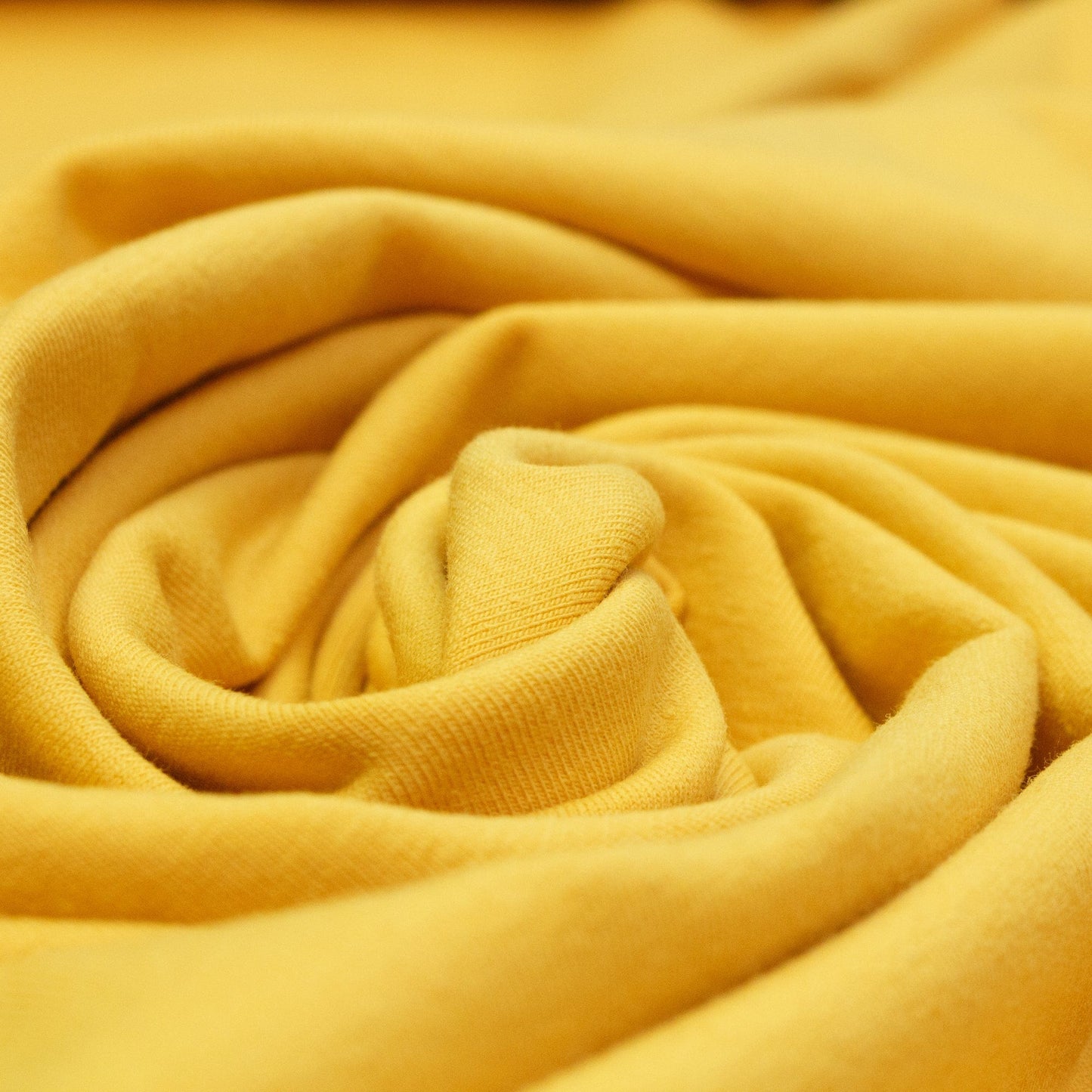 Cotton Jersey in Maize Yellow