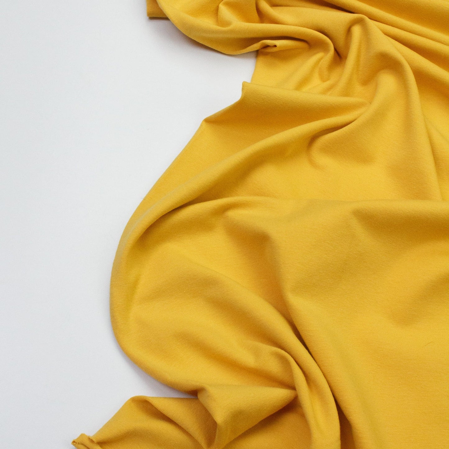 Cotton Jersey in Maize Yellow