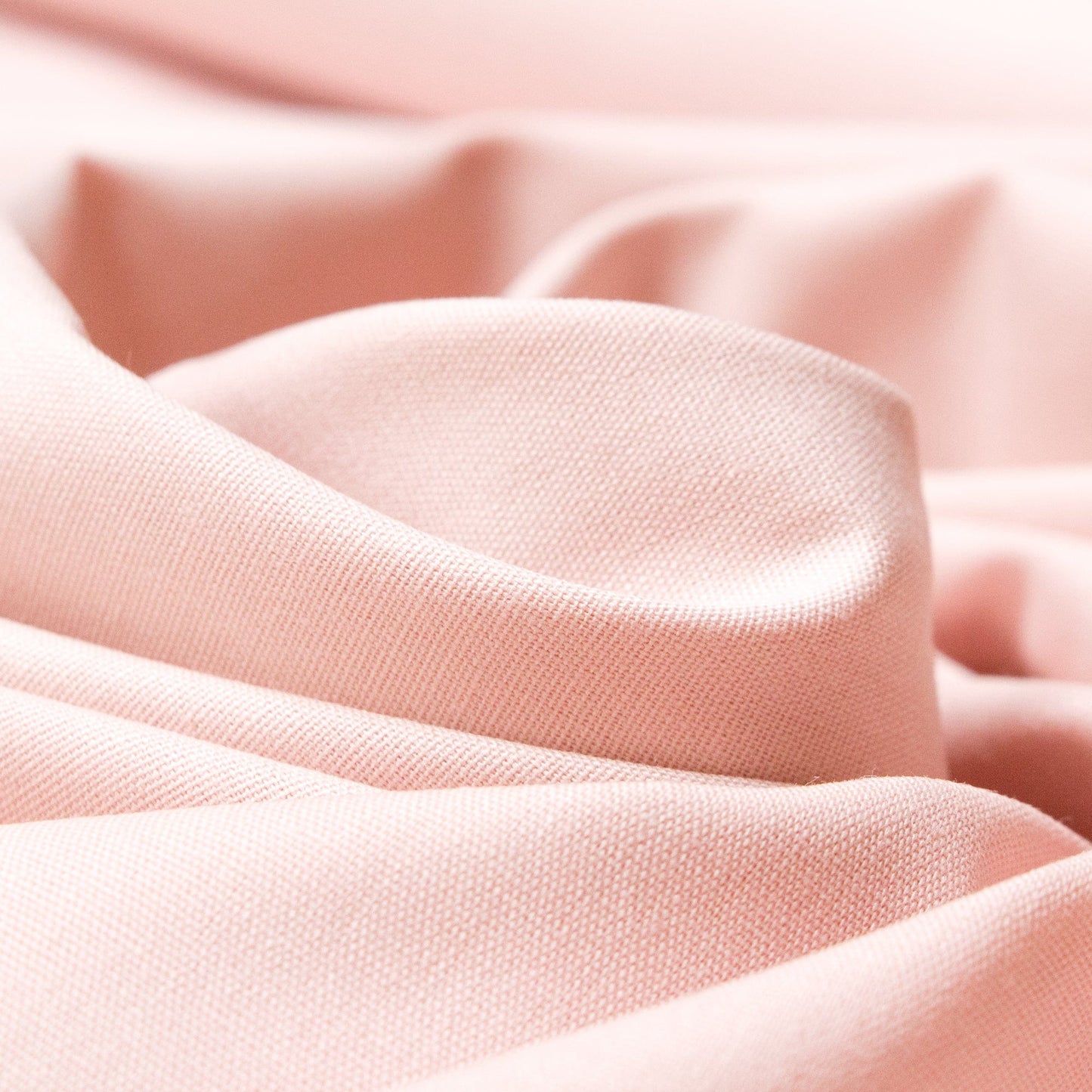 Organic Cotton Poplin in Powder Pink