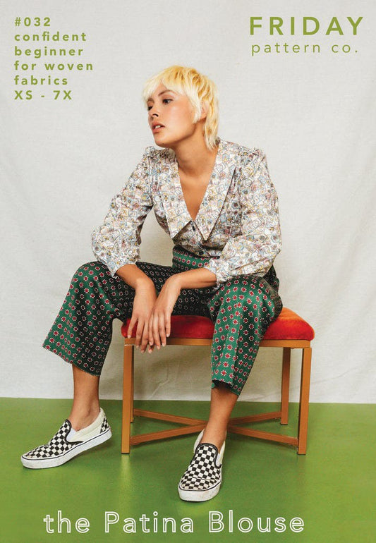 Friday Pattern Company: The Patina Blouse