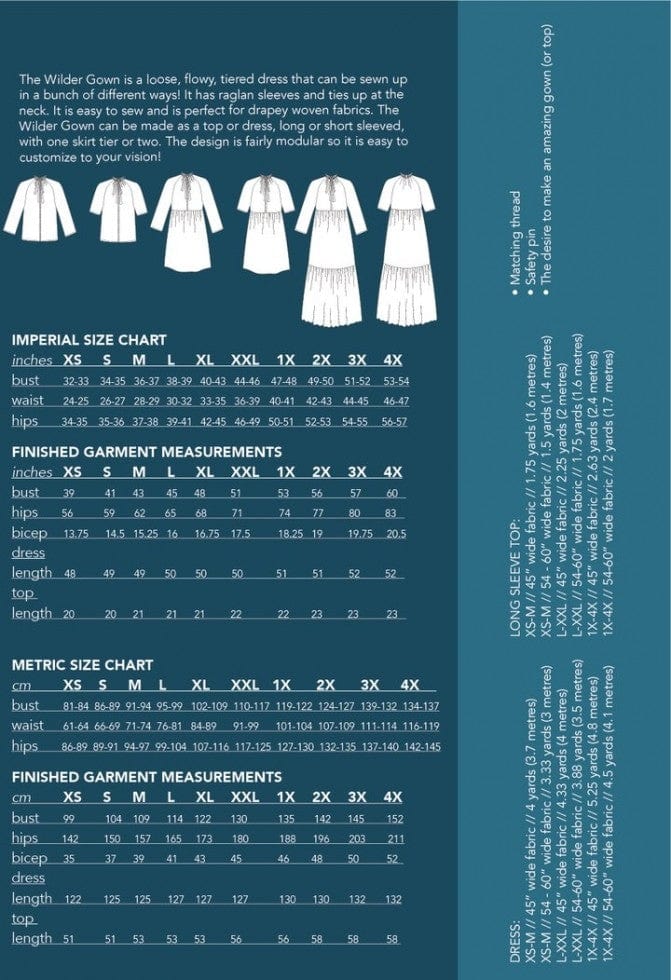 Friday Pattern Company: The Wilder Gown