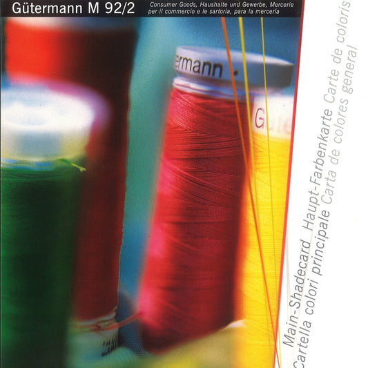 Gütermann Sew-All Thread Printed Shade Card