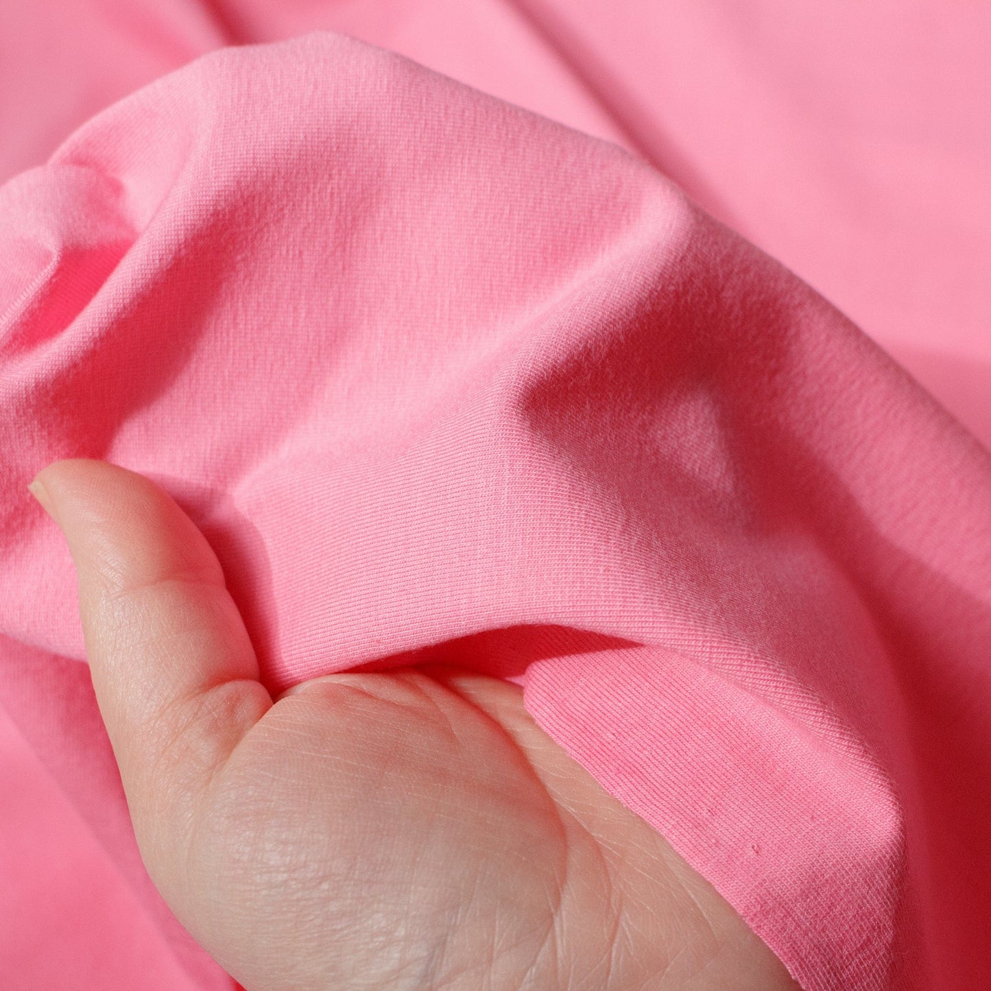 Organic Cotton Jersey in Pink