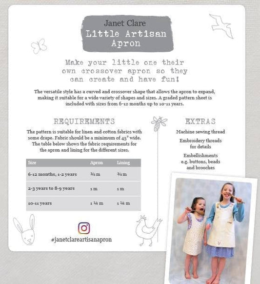 Janet Clare: Little Artisan Apron