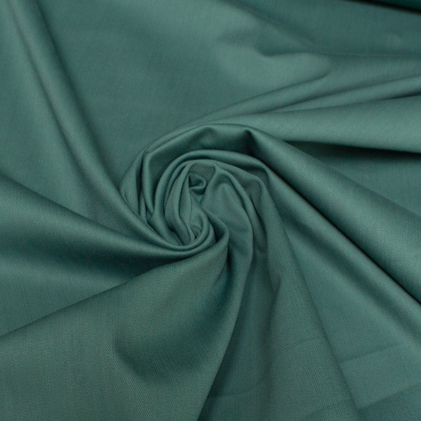 Organic Cotton 8oz Stretch Denim in Cedar Green