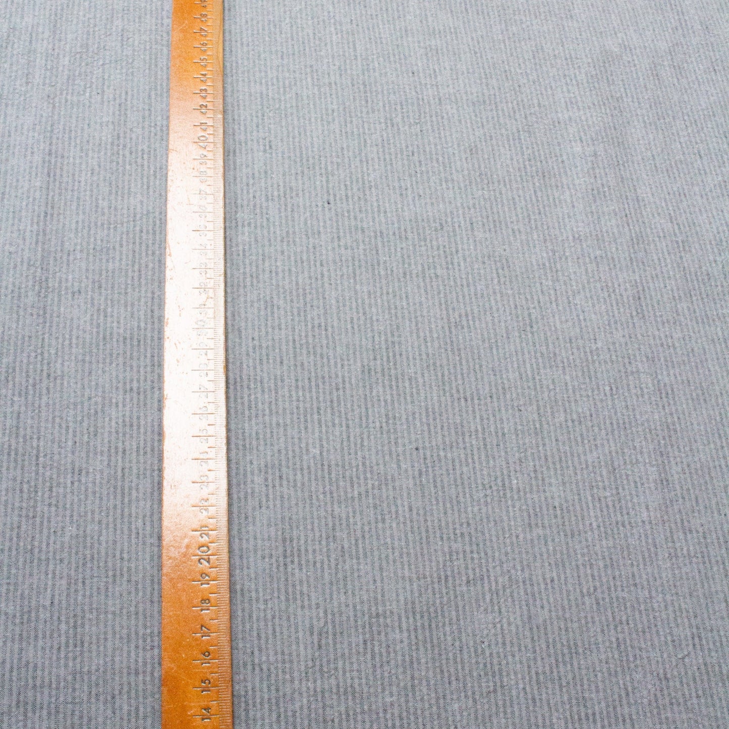 Seersucker Chambray Shirting in Slate and Charcoal Grey Stripes