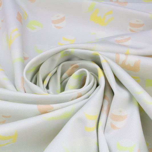 47cm Piece Liberty Fabrics Harvard Denim 'Cotton Balls'