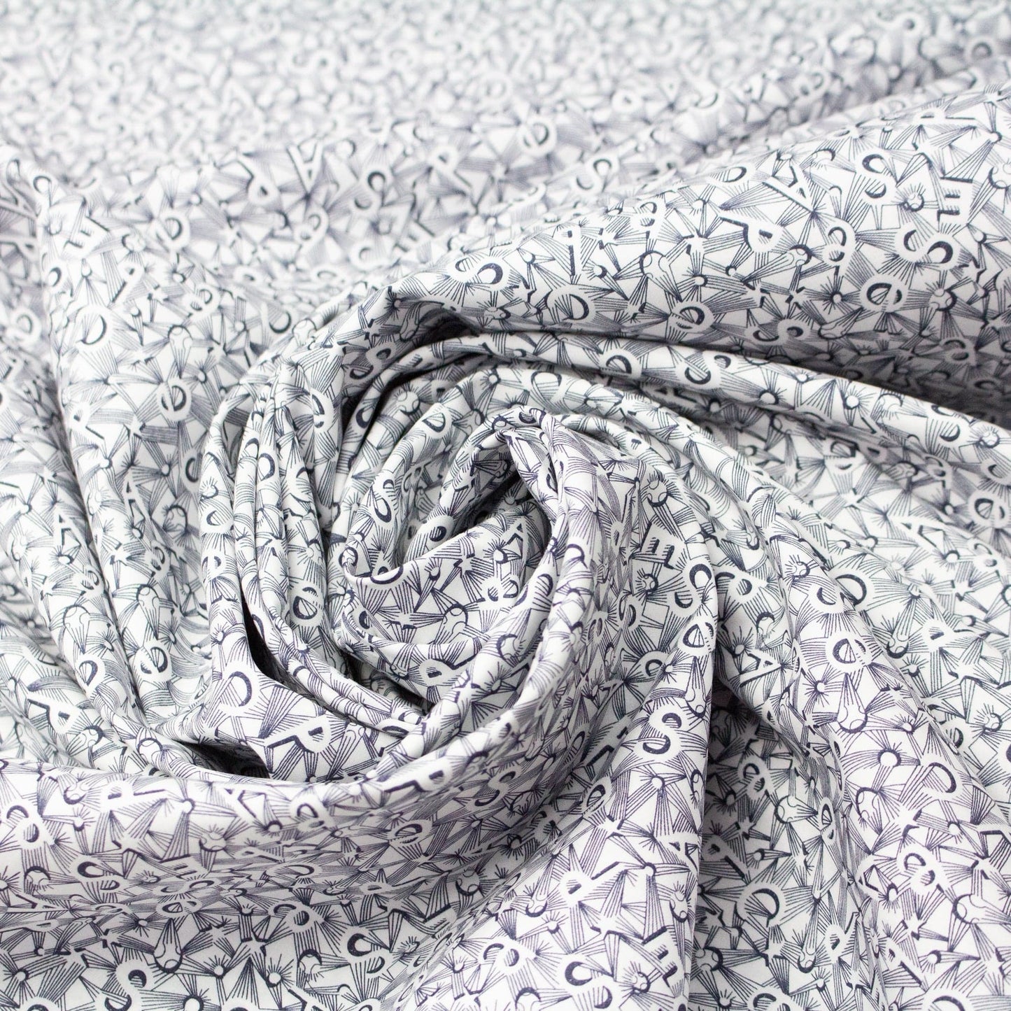 Liberty Fabrics Piccadilly Poplin 'Spaceman' A