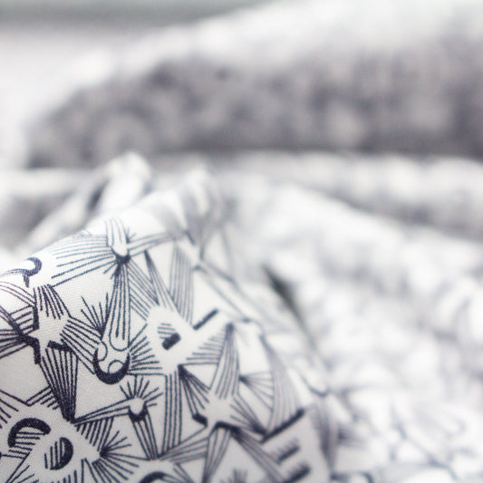 Liberty Fabrics Piccadilly Poplin 'Spaceman' A