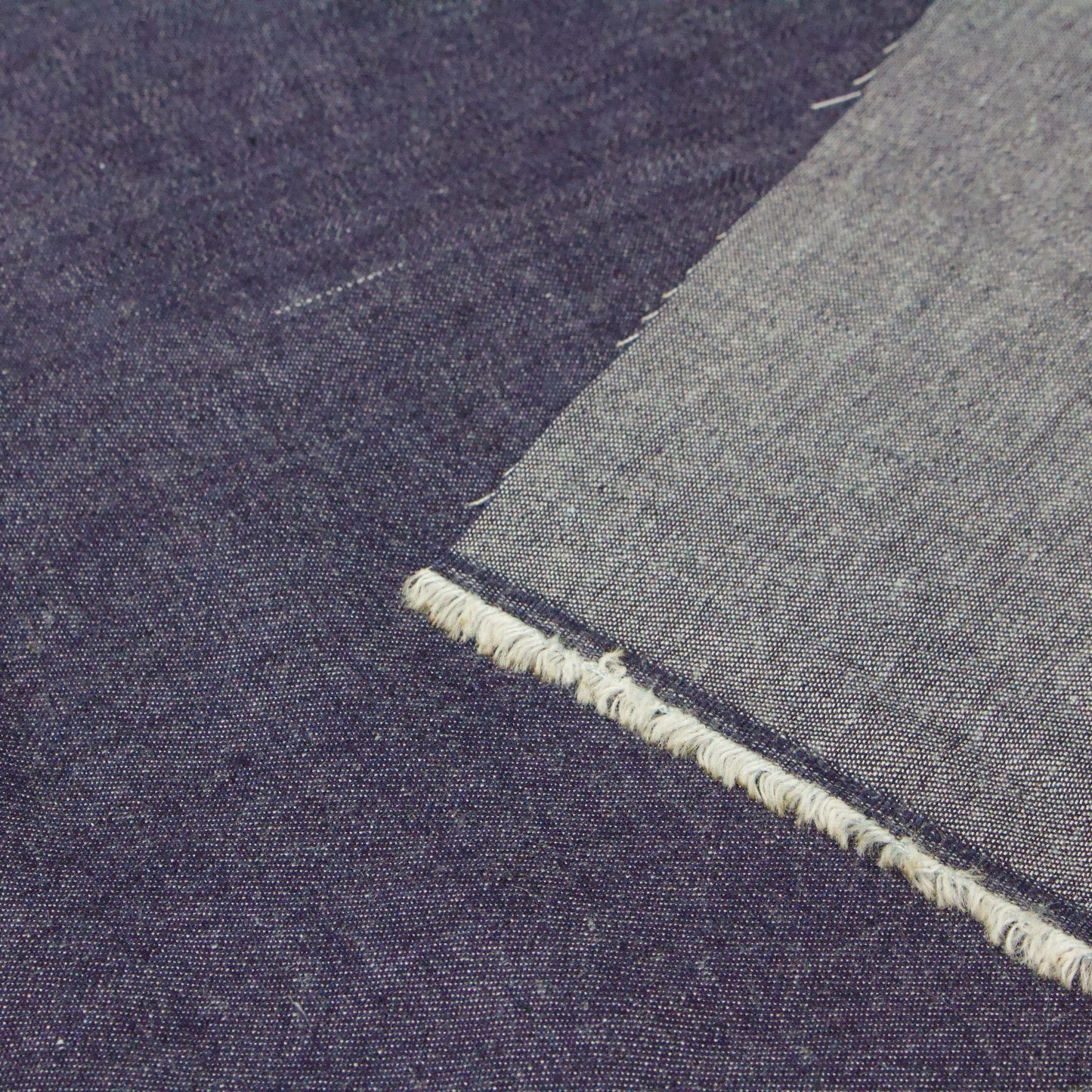 Cotton Chambray in Dark Blue