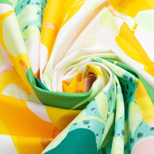 Georgie Daphne for Nerida Hansen: Organic Cotton Poplin 'Satin Girl'