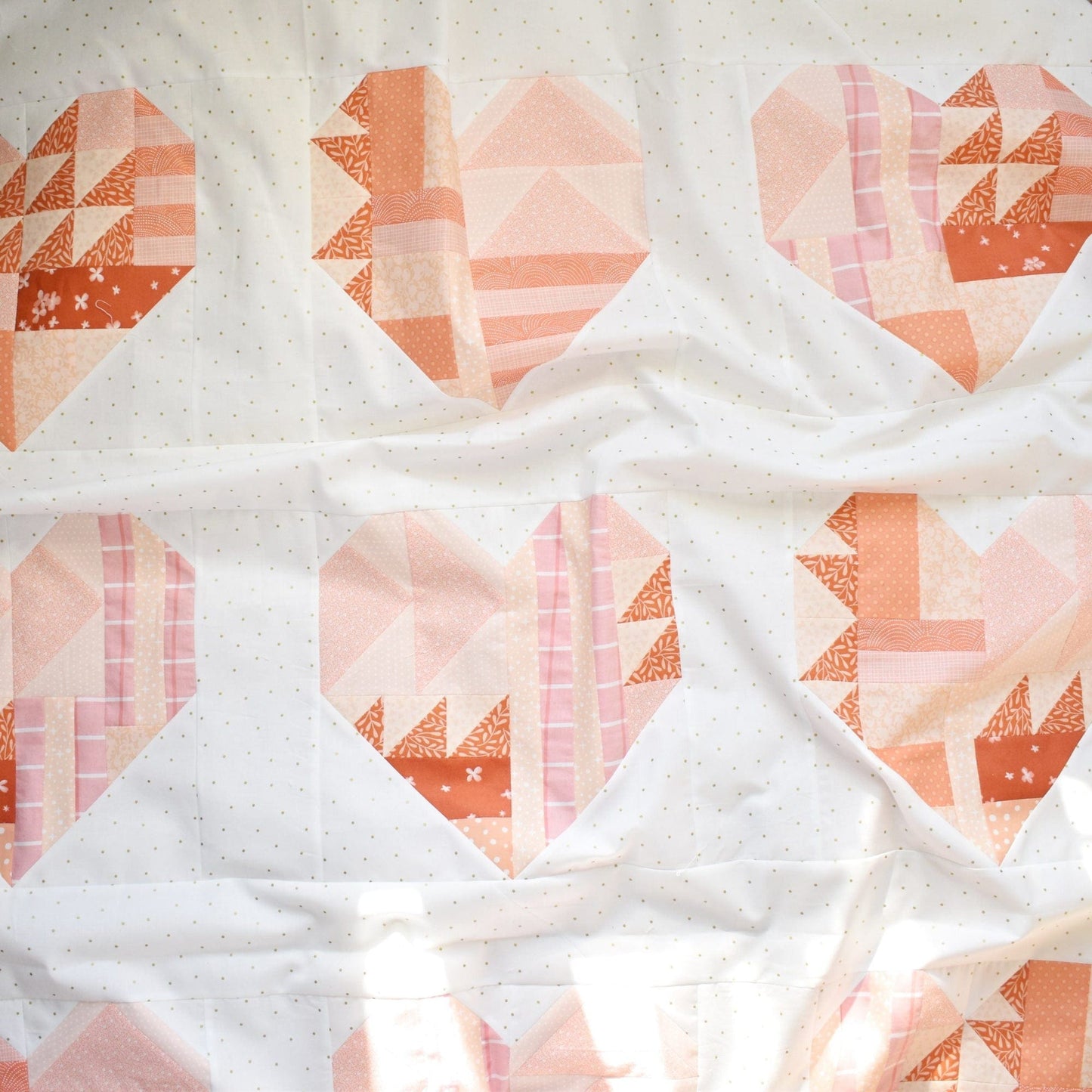 Patchwork & Poodles: Graffiti Hearts Quilt