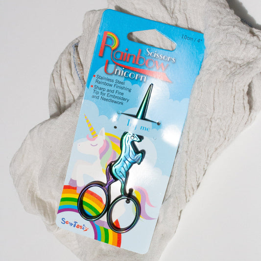 Rainbow Unicorn Embroidery Scissors