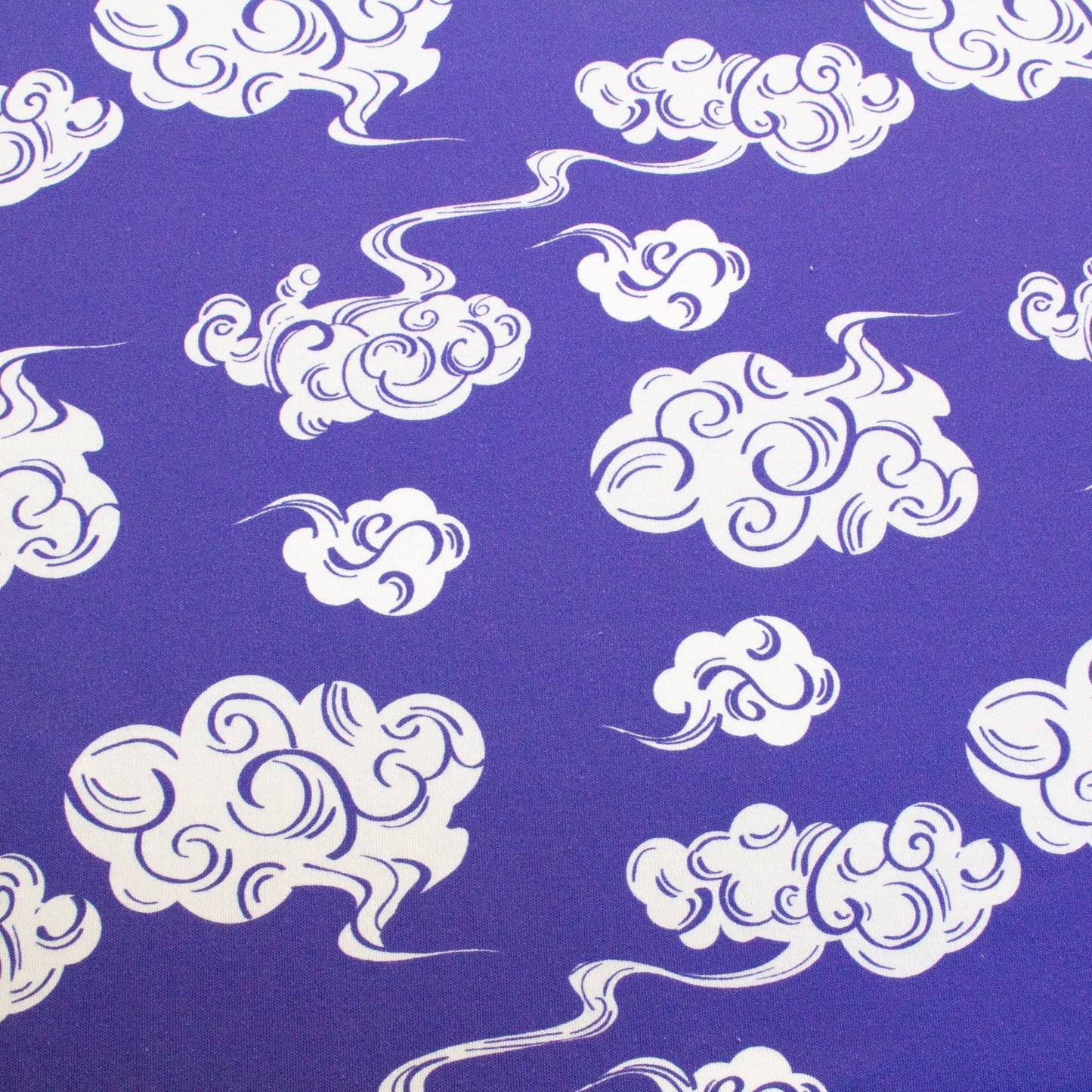 Roo-Tid: Organic Cotton Interlock Jersey 'Passing Clouds'