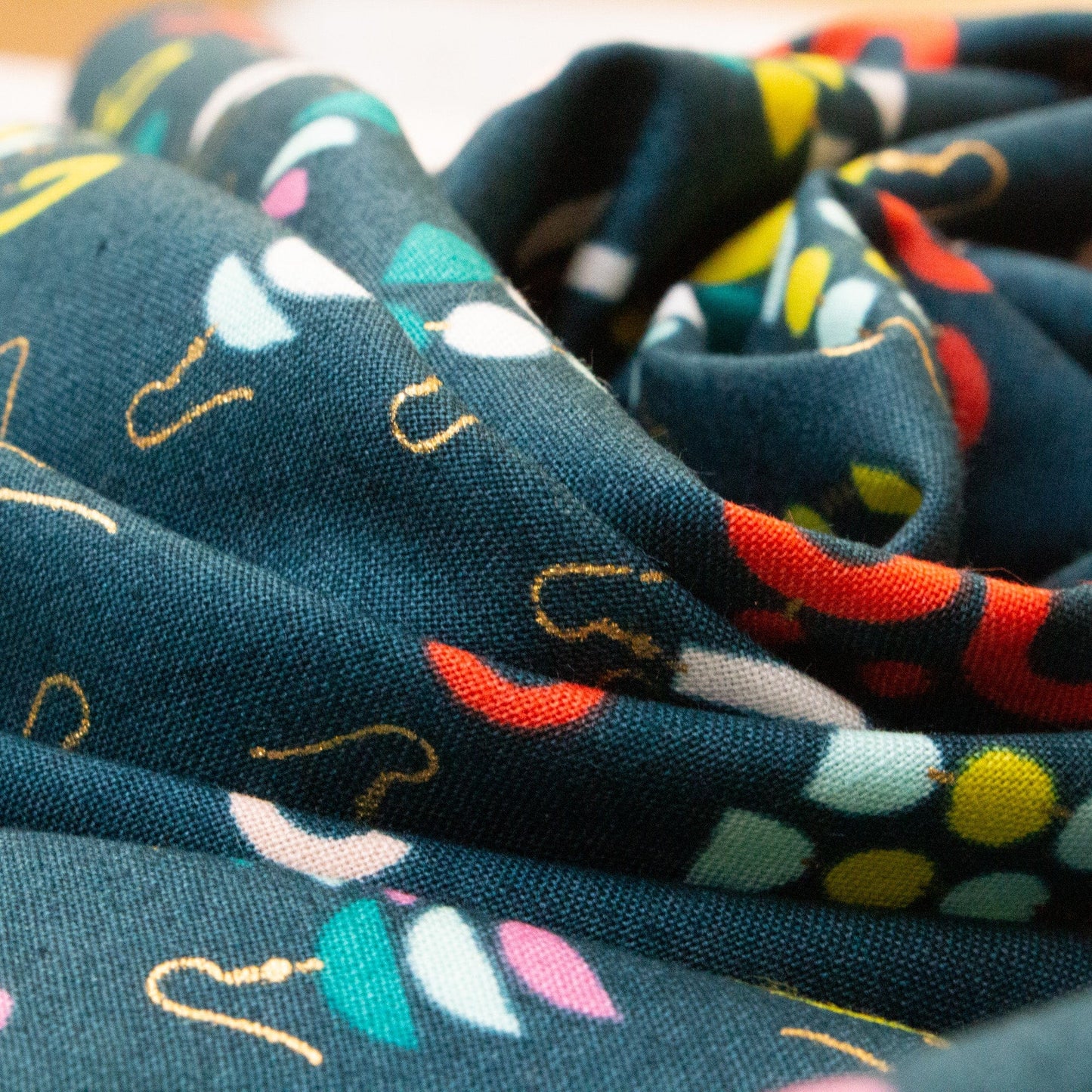 Ruby Star Society Quilting Cotton 'Ornament' in Peacock