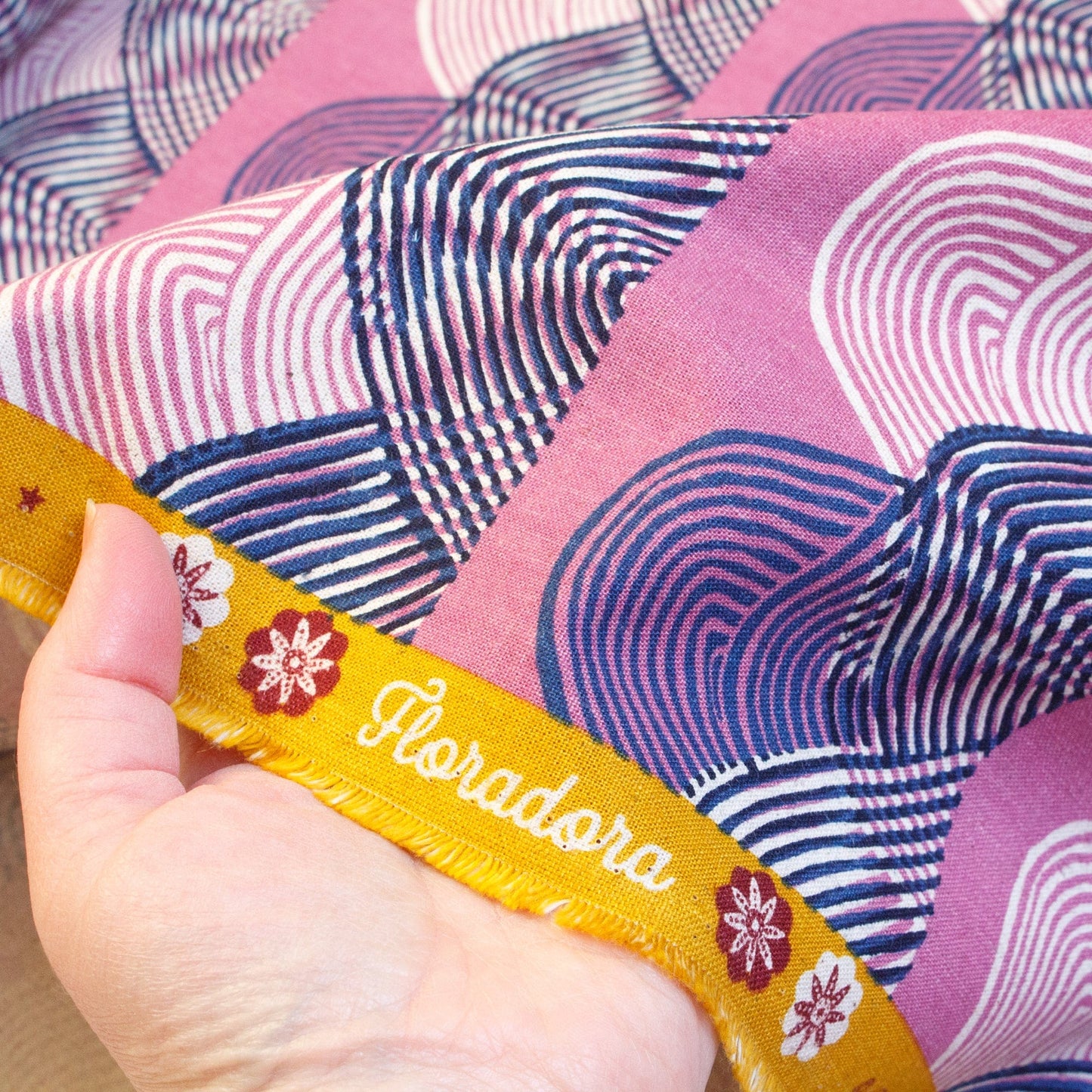 Ruby Star Society 'Floradora': Headlands Canvas in Lupine
