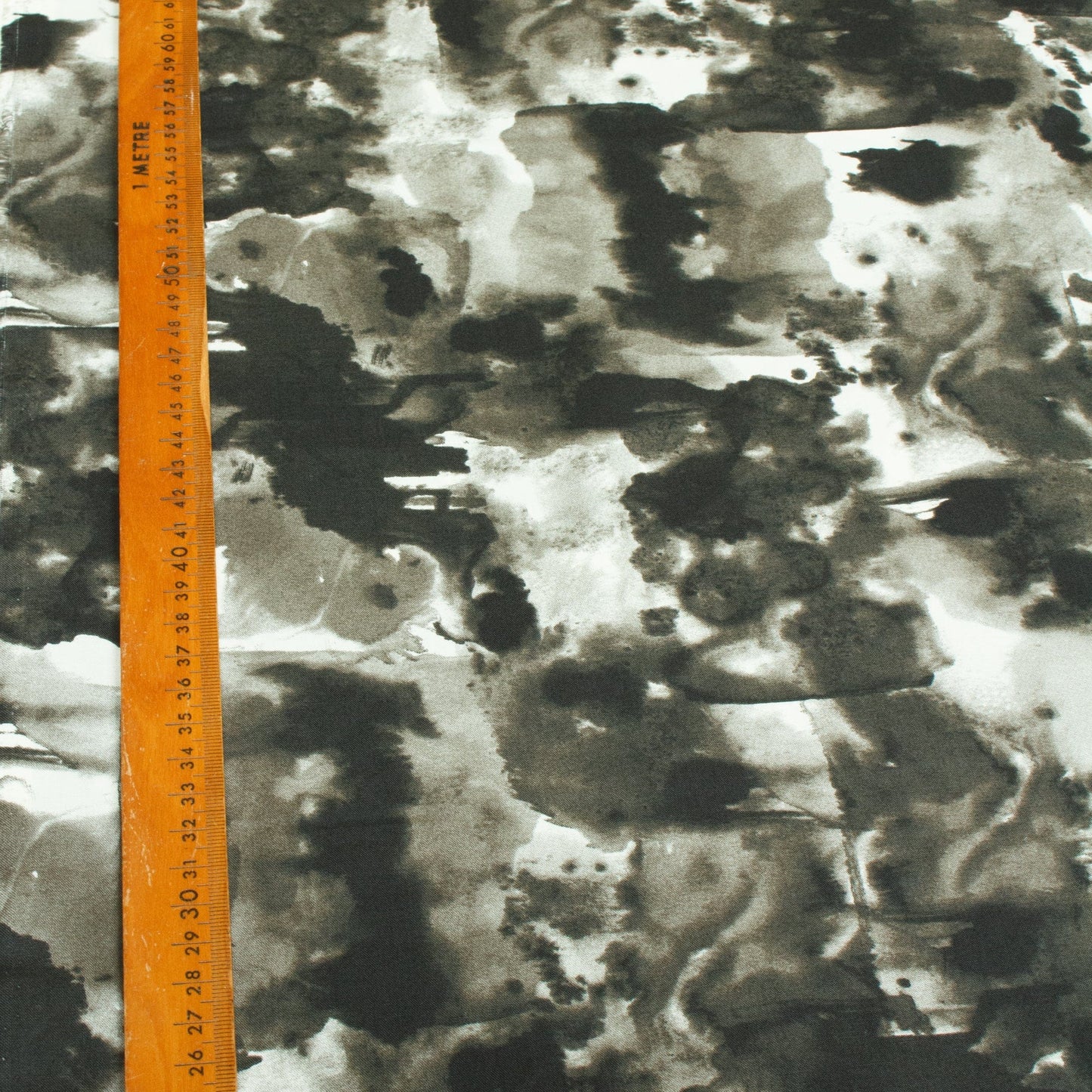 Ruby Star Society Quilting Cotton 'Achroma': 'Watercolour' in Black