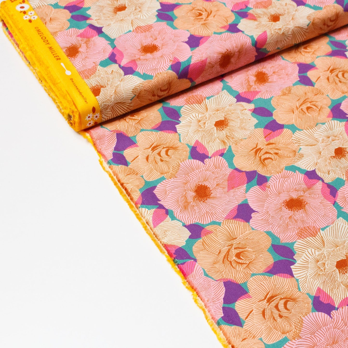 Ruby Star Society 'Camellia' Quilting Cotton 'Parlor' in Watercress