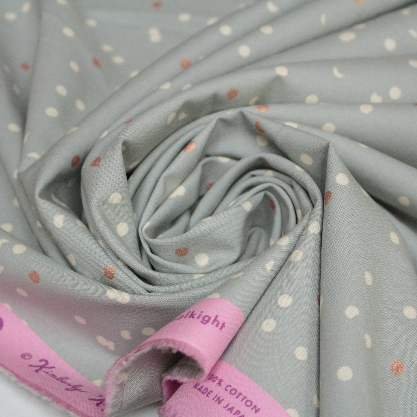Ruby Star Society Quilting Cotton 'Hole Punch Dot' in Pewter