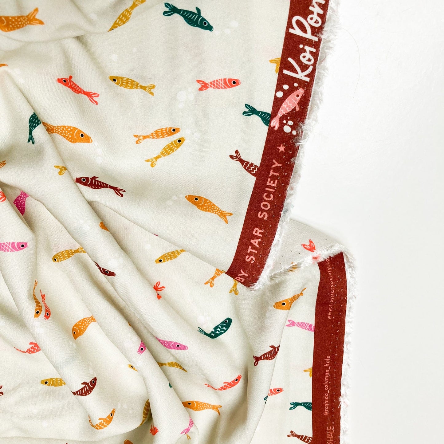 Ruby Star Society 'Koi Pond': Fine Rayon 'Fishes' in Shell