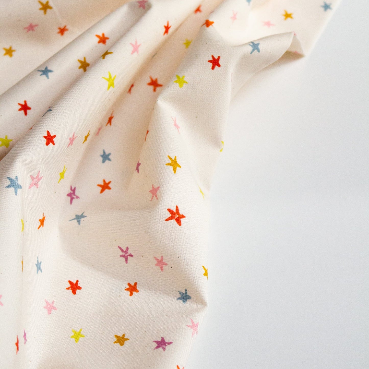 Ruby Star Society Quilting Cotton 'Starry' in Rainbow