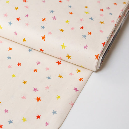 Ruby Star Society Quilting Cotton 'Starry' in Rainbow