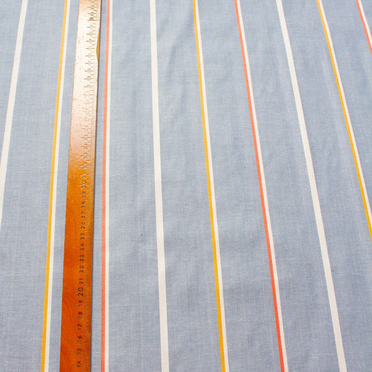 30cm Piece Ruby Star Society Shirtweight Cotton 'Linework' in Blue