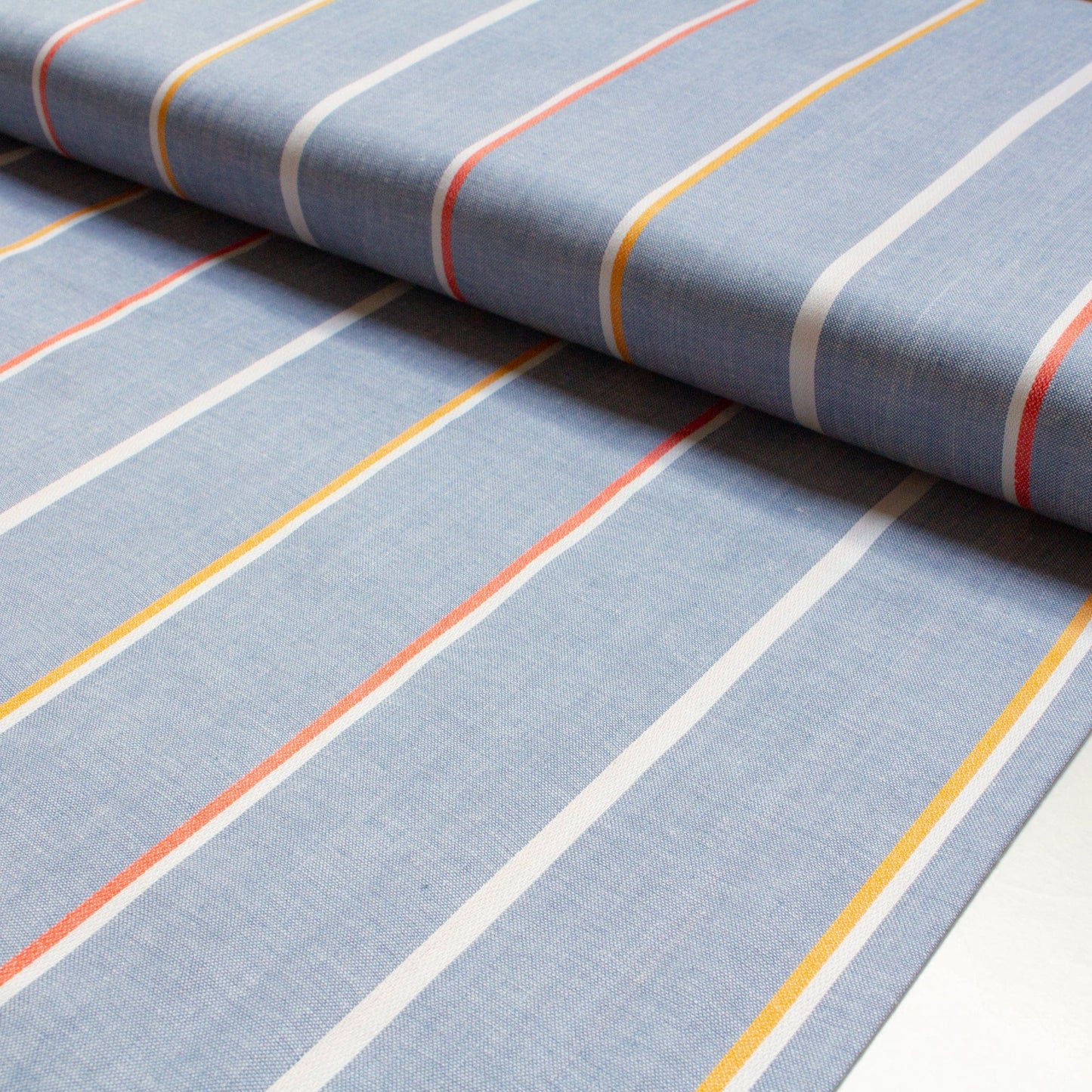 30cm Piece Ruby Star Society Shirtweight Cotton 'Linework' in Blue