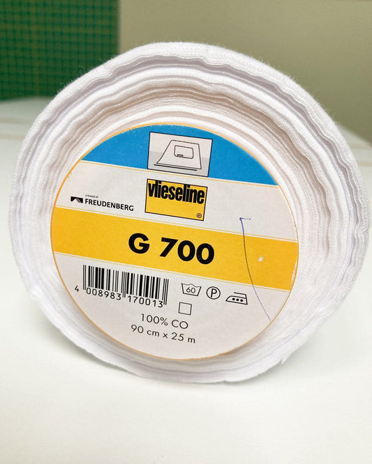 Vilene G700 Woven Fusible Interfacing, Medium-Weight in White