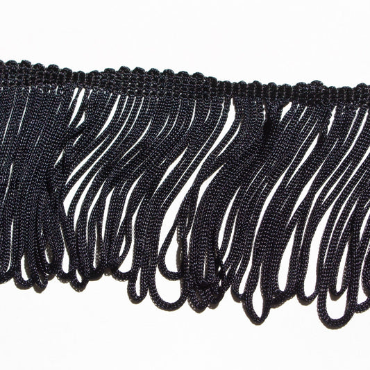 Vintage Black Fringe 75 mm