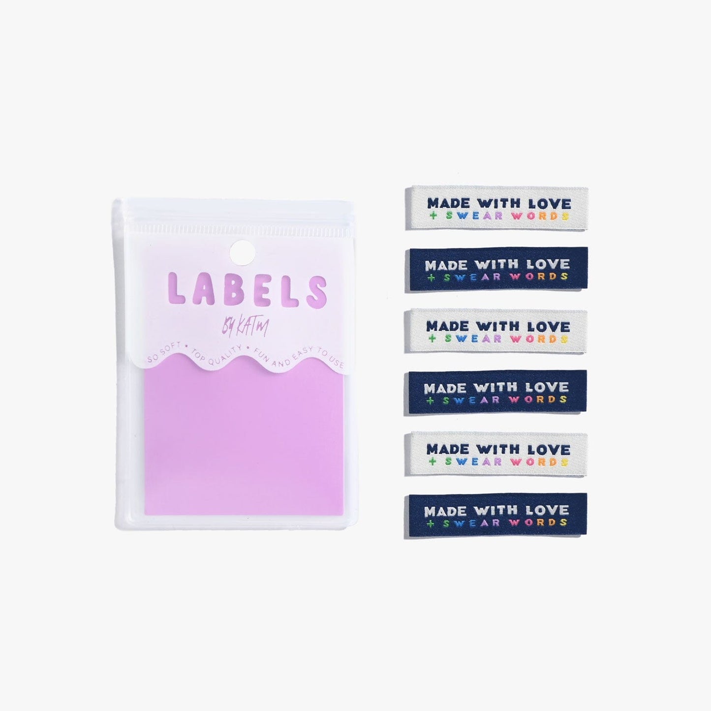 Kylie and the Machine Sewing Labels: 'Made With Love and Swear Words'